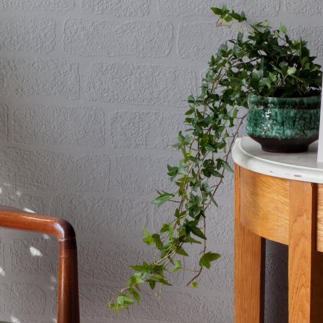 Обои под покраску Anaglypta Luxury Lincolnshire Brick RD812 фото в интерьере